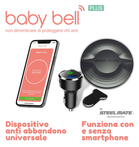 Dispositivo anti abbandono per seggiolini auto Baby Bell Plus